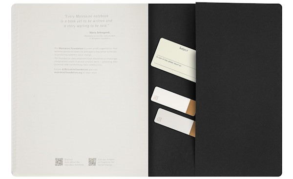 Зошит Moleskine Cahier Student XXL 21,6 х 27,9 см в лінію чорний