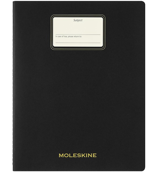 Зошит Moleskine Cahier Student XXL 21,6 х 27,9 см в лінію чорний