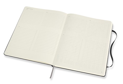 Блокнот недатований Moleskine PRO XXL 21,6 х 27,9 см чорний 