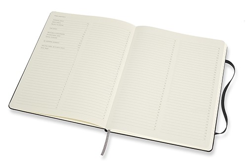 Блокнот недатований Moleskine PRO XXL 21,6 х 27,9 см чорний 