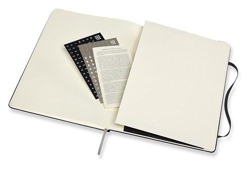 Блокнот недатований Moleskine PRO XXL 21,6 х 27,9 см чорний 