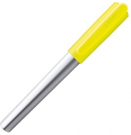 Чорнильна ручка Lamy Nexx Neon Yellow матовий хром перо M (середнє)