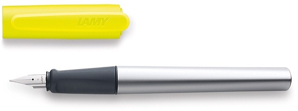 Чорнильна ручка Lamy Nexx Neon Yellow матовий хром перо M (середнє)