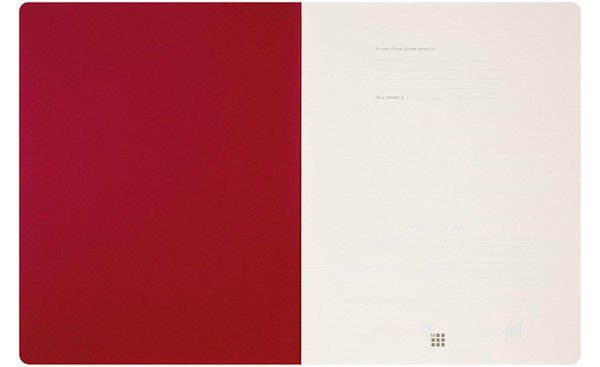 Зошит Moleskine Cahier Student XXL 21,6 х 27,9 см нелінований бордо