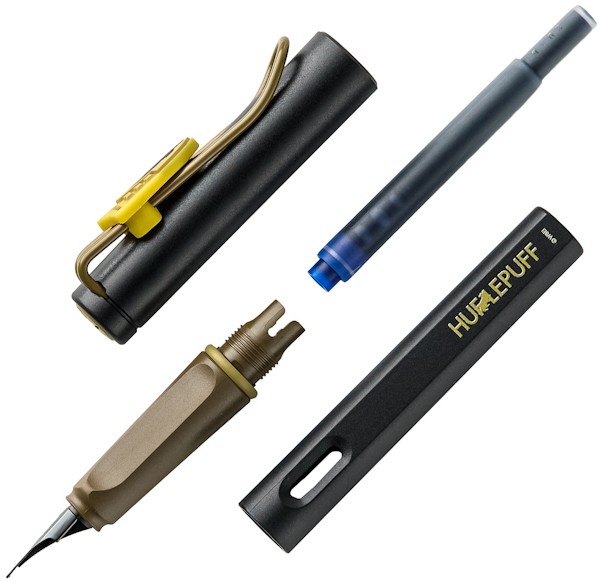 Чорнильна ручка Lamy Safari x Harry Potter Hufflepuff чорна з жовтим перо EF (дуже тонке)