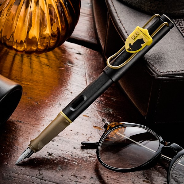 Чорнильна ручка Lamy Safari x Harry Potter Hufflepuff чорна з жовтим перо EF (дуже тонке)