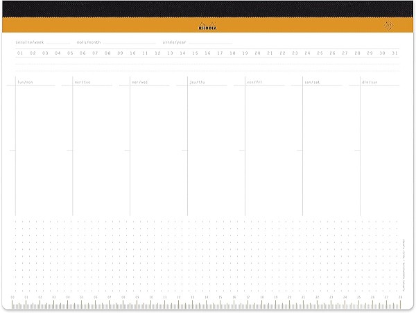 Планер настільний Rhodia A4+ недатований