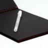 Блокнот Fenimore 14,5 х 20,5 см з чорними сторінками на пружині + біла ручка Sakura