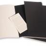 Набір зошитів Moleskine Cahier великий 19 х 25 см в клітинку чорний 