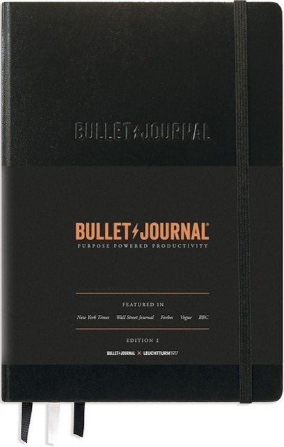 Блокнот Leuchtturm1917 Bullet Journal Edition 2 середній 14,5 х 21 см в крапку чорний 