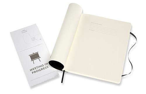 Блокнот недатований Moleskine PRO м'який XXL 21,6 х 27,9 см чорний 