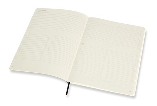 Блокнот недатований Moleskine PRO м'який XXL 21,6 х 27,9 см чорний 