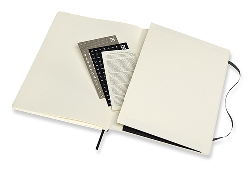 Блокнот недатований Moleskine PRO м'який XXL 21,6 х 27,9 см чорний 