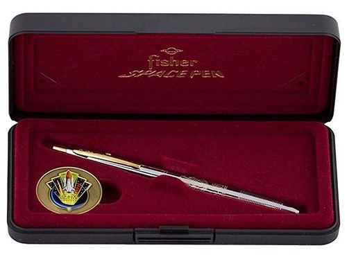 Автоматична кулькова ручка Fisher Space Pen Shuttle ювілейний випуск з монетою