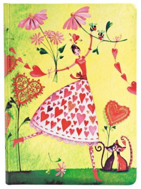 Блокнот Paperblanks Міла Маркіз Валентайн середній 13 х 18 см в лінію