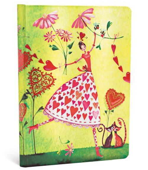 Блокнот Paperblanks Міла Маркіз Валентайн середній 13 х 18 см в лінію