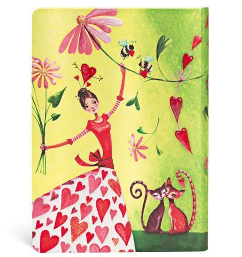 Блокнот Paperblanks Міла Маркіз Валентайн середній 13 х 18 см в лінію