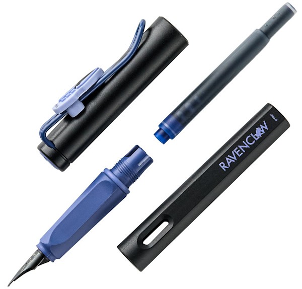 Чорнильна ручка Lamy Safari x Harry Potter Ravenclaw чорна з синім перо EF (дуже тонке)