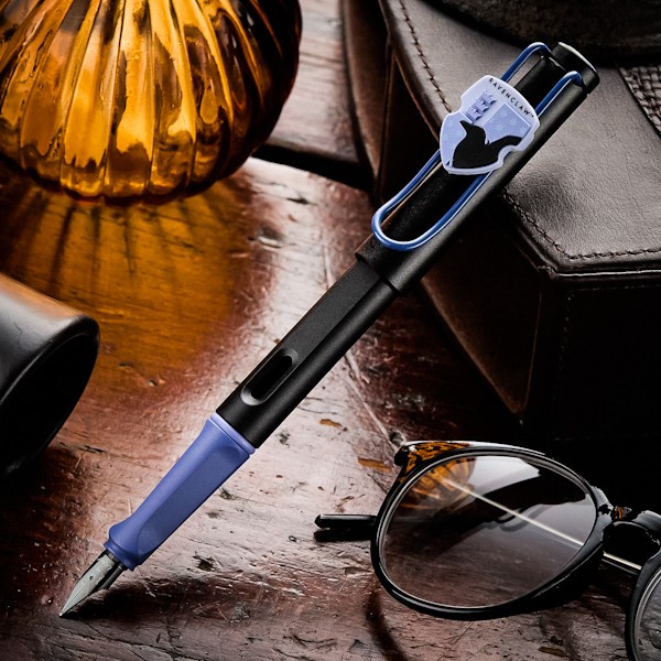 Чорнильна ручка Lamy Safari x Harry Potter Ravenclaw чорна з синім перо EF (дуже тонке)