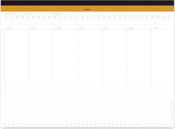 Планер настільний Rhodia A3+ недатований