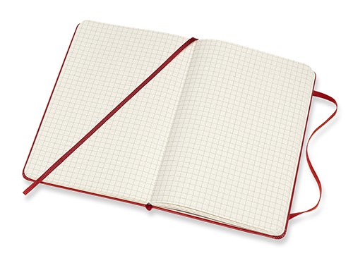 Блокнот Moleskine Classic medium 11,5 x 18 см у клітинку червоний