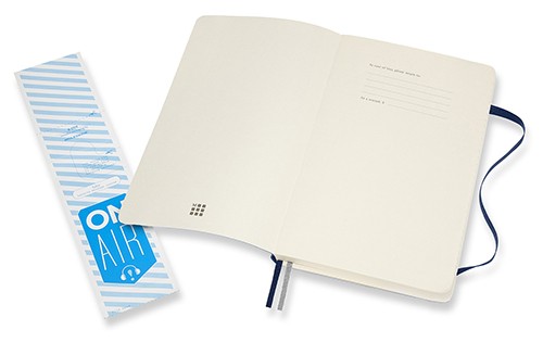 Блокнот Moleskine Classic Expanded середній 13 x 21 см нелінований сапфір м'який