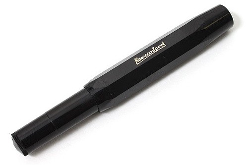 Чорнильна ручка Kaweco Classic Sport чорна перо F (тонке)