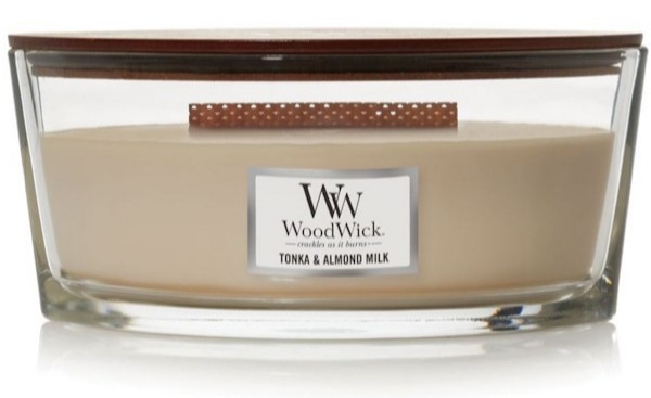 Ароматична свіча WoodWick Ellipse Tonka & Almond Milk 453 г