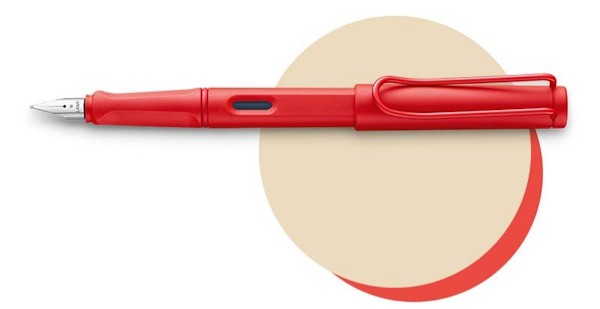 Чорнильна ручка Lamy Safari Cozy Strawberry полунична перо F (тонке)