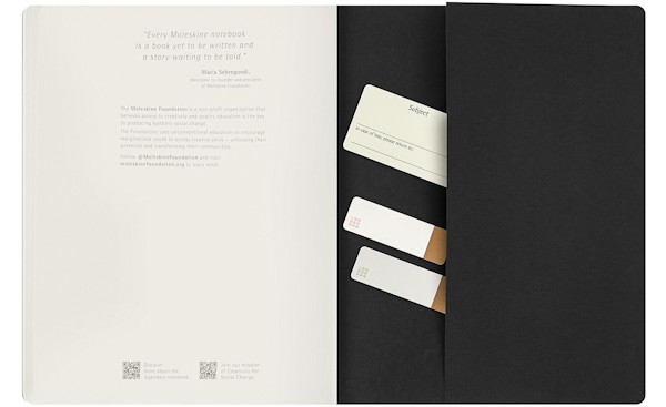 Зошит Moleskine Cahier Student XXL 21,6 х 27,9 см нелінований чорний