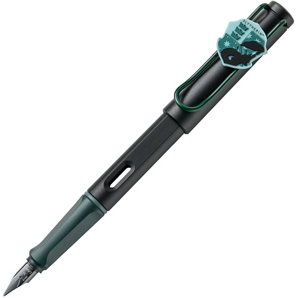 Чорнильна ручка Lamy Safari x Harry Potter Slytherin чорна з зеленим перо EF (дуже тонке)
