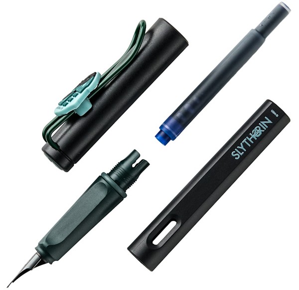 Чорнильна ручка Lamy Safari x Harry Potter Slytherin чорна з зеленим перо EF (дуже тонке)