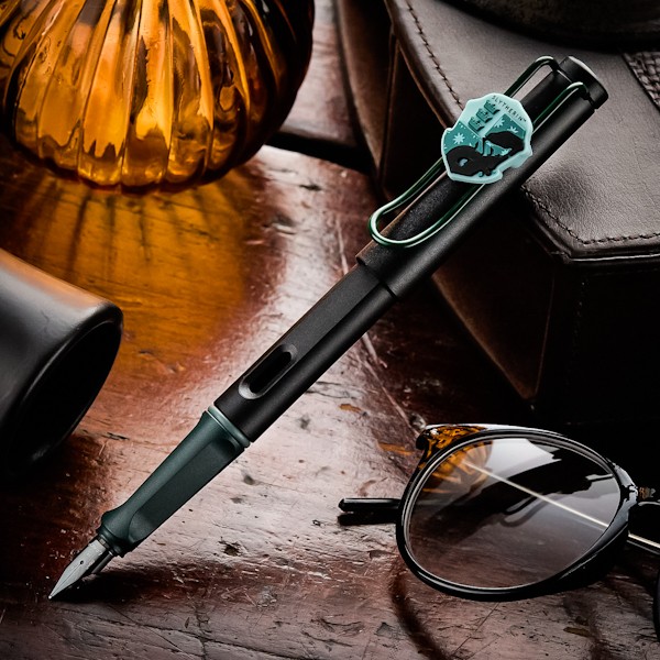 Чорнильна ручка Lamy Safari x Harry Potter Slytherin чорна з зеленим перо EF (дуже тонке)