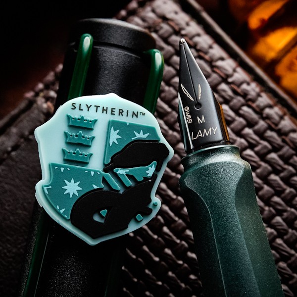 Чорнильна ручка Lamy Safari x Harry Potter Slytherin чорна з зеленим перо EF (дуже тонке)