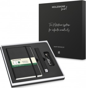 Набір Moleskine Smart Writing Ellipse (Smart Pen + Paper Tablet чорний нелінований)