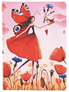 Блокнот Paperblanks Міла Маркіз Поле Маків середній 13 х 18 см в лінію