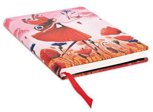 Блокнот Paperblanks Міла Маркіз Поле Маків середній 13 х 18 см в лінію