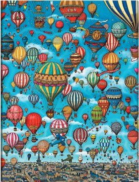 Блокнот Paperblanks П'єр і Місто Лабіринтів Фестиваль Повітряних Куль Flexi великий 17,5 х 22,5 см нелінований