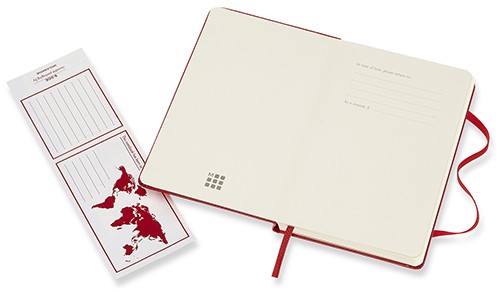 Блокнот Moleskine Classic 9 х 14 см в крапку червоний