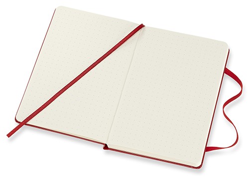 Блокнот Moleskine Classic 9 х 14 см в крапку червоний