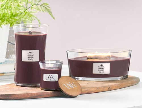 Ароматична свіча WoodWick Ellipse Dark Poppy 453 г