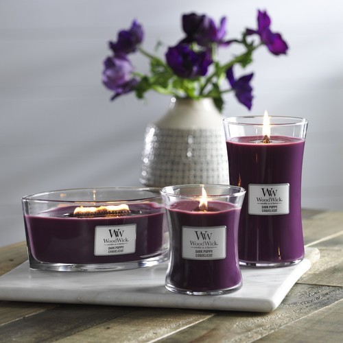 Ароматична свіча WoodWick Ellipse Dark Poppy 453 г