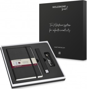 Набір Moleskine Smart Writing Ellipse (Smart Pen + Paper Tablet чорний в лінію)