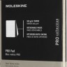 Блокнот недатований Moleskine PRO Pad кишеньковий 9 х 14 см чорний 