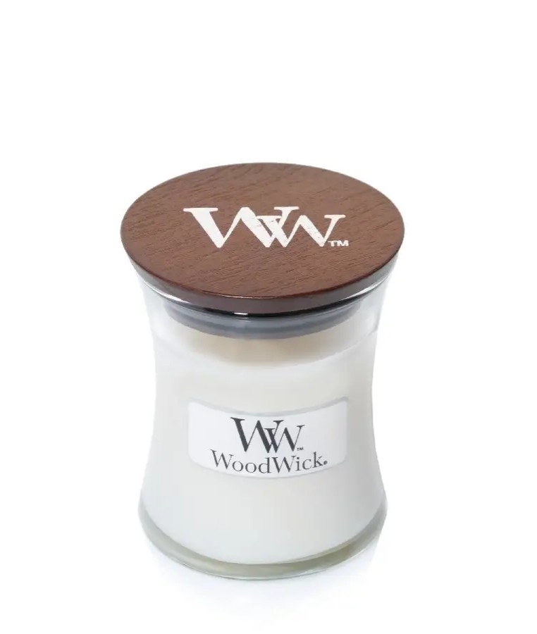Ароматична свіча WoodWick Mini White Tea & Jasmine 85 г 
