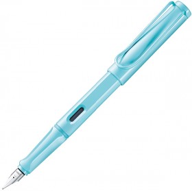 Чорнильна ручка Lamy Safari Pastel Aqua Sky аквамарин перо F (тонке)