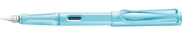 Чорнильна ручка Lamy Safari Pastel Aqua Sky аквамарин перо F (тонке)