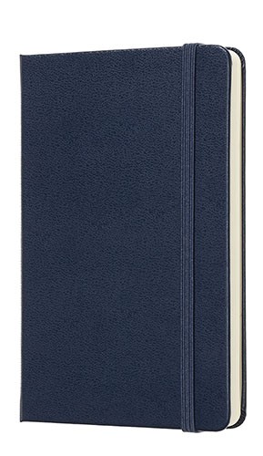 Блокнот Moleskine Classic 9 х 14 см в крапку сапфір