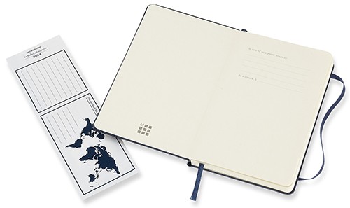 Блокнот Moleskine Classic 9 х 14 см в крапку сапфір
