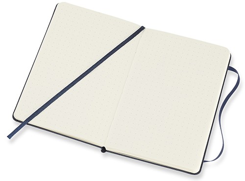 Блокнот Moleskine Classic 9 х 14 см в крапку сапфір